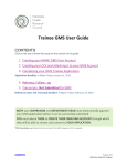 Trainee GMS User Guide