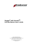Voyager with Unicode Call Slip Dæmon User's Guide