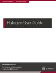 Halogen User Guide - Université d'Ottawa
