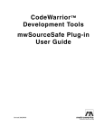 CodeWarrior™ Development Tools mwSourceSafe Plug