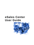 eSales Center User Guide