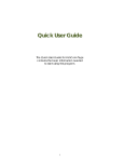 Quick User Guide - VohCom Software Inc.