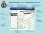 York Regional Police Crime Prevention Map User Guide