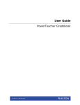 User Guide for PowerTeacher Gradebook 2.3