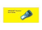 UNISCAN Scanner User Guide