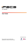 LIP-8040E User Guide - Nine One One Communication Supply