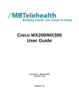 Cisco MX200/MX300 User Guide