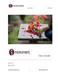User Guide - iMonument