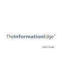 The Information Edge User's Guide