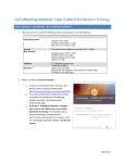 GoToMeeting Webinar: User Guide (EIS Collection Training)