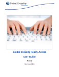 Global Crossing Ready-Access User Guide