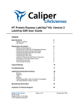 HT Protein Express LabChip Kit, Version 2 LabChip GXII User Guide