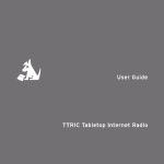 TTR1C Tabletop Internet Radio User Guide