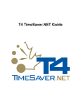 T4 TimeSaver.NET Help & User Guide