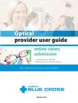 Optical provider user guide