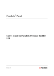 User's Guide to Parallels Presence Builder 12.0