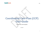 Coordinated Care Plan (CCP) User Guide