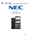 DTL-8LD-1 Custom User Guide - Nutec Telephone Products Ltd.