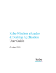 Kobo Wireless eReader User Guide