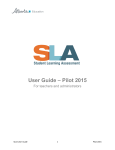 User Guide – Pilot 2015