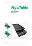 User's Guide for Flow Tables