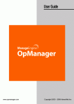 ManageEngine OpManager :: User Guide