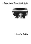 Stylus Photo R2880 Series - User's Guide