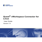 Quest vWorkspace Connector for Linux User Guide