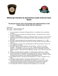 Whitecap Pavilion & Associated Lands Internal User Guide