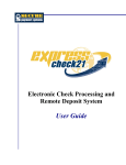expresscheck21 Fasttrack User Guide
