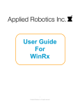 User Guide For WinRx