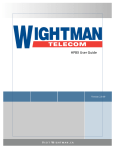 HPBX User Guide - Wightman Telecom