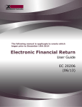 Electronic Financial Return User Guide