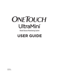 OneTouch® UltraMini® User Guide Canada English