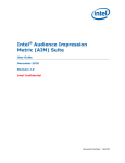 Audience Impression Metric (AIM) Suite User Guide