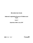Microdata User Guide National Longitudinal Survey of Children and