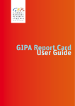GIPA Report Card User Guide