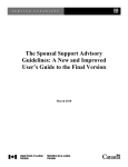 The Spousal Support Advisory Guidelines: A New and