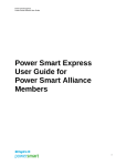 Power Smart Express User Guide for Power Smart