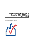 COMcheck Software User's Guide