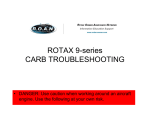 CARB TROUBLESHOOTING - Rotax