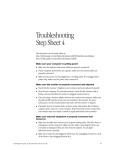 Troubleshooting Step Sheet 4
