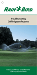 Troubleshooting Golf Irrigation Products