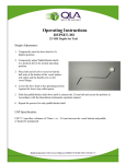 Operating Instructions - QLDEPSET-MI