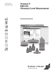 Prosonic P FMU 801 (Operating Instructions)