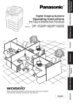 Operating Instructions Model No. DP-1520P/1820P