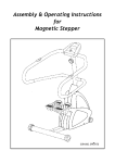 Assembly & Operating Instructions for Magnetic Stepper