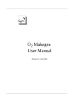 O2 Makegen User Manual