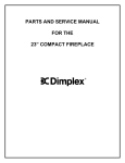 PARTS AND SERVICE MANUAL FOR THE 23” COMPACT