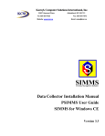 Data Collector Installation Manual PSIMMS User Guide SIMMS for